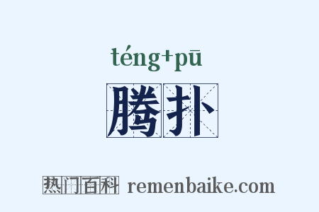 腾扑是什么意思的图片